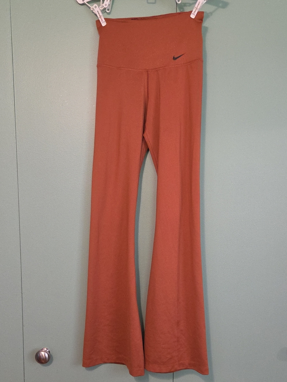 Nike Rust Orange Flare Legging Size Xs